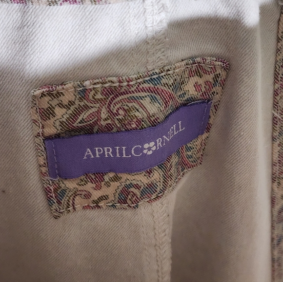 April Cornell Pink Paisley Overalls - Picture 4 of 6